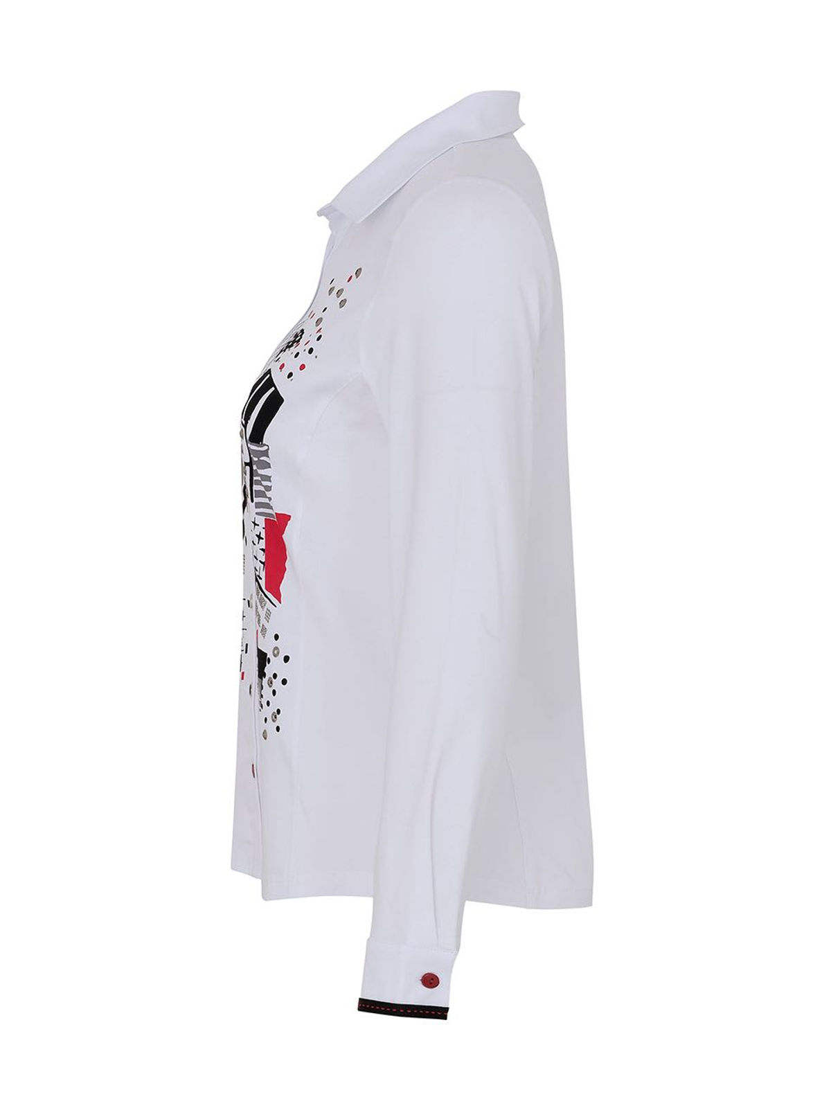 Dolcezza "Tear Down the Wall" Button Front Shirt 73605