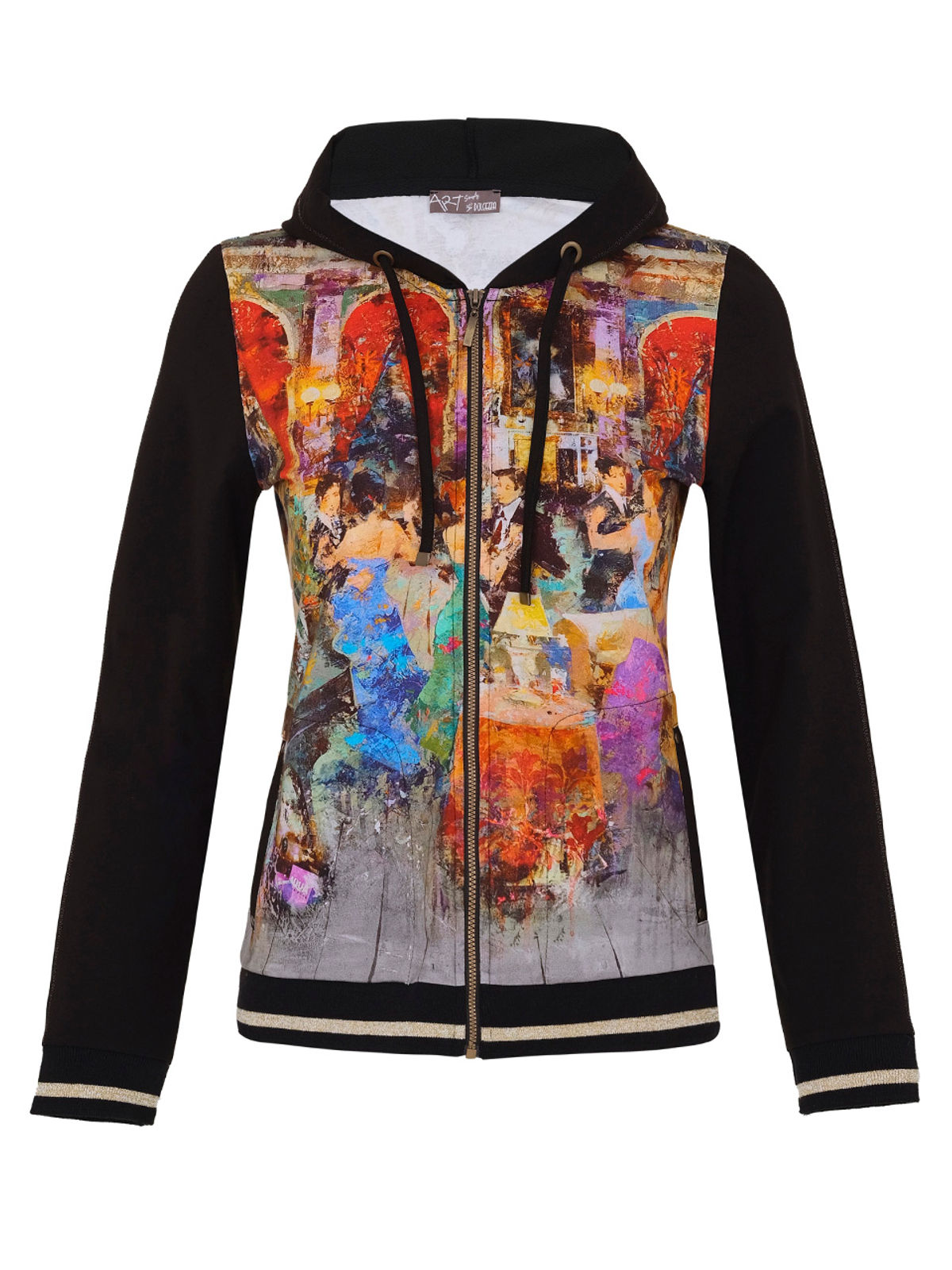 Dolcezza "Dance Party" Zip Front Hoodie 73734