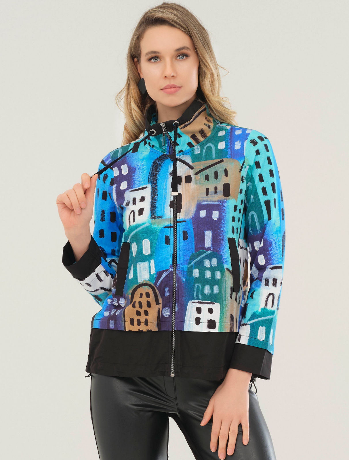 Dolcezza "City Stories" Zip Front Jacket 73725